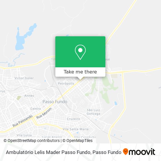 Ambulatório Lelis Mader Passo Fundo map