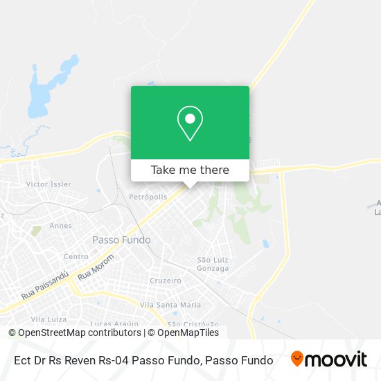 Mapa Ect Dr Rs Reven Rs-04 Passo Fundo