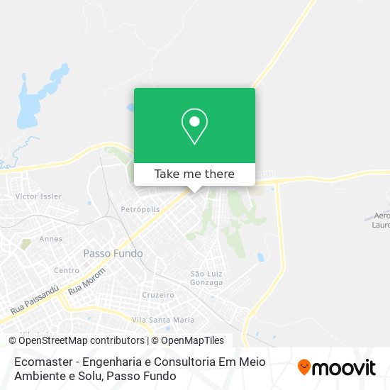 Mapa Ecomaster - Engenharia e Consultoria Em Meio Ambiente e Solu