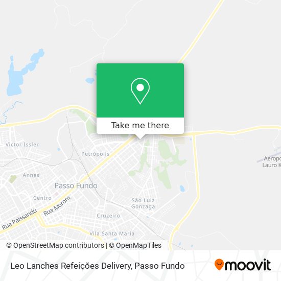 Leo Lanches Refeições Delivery map