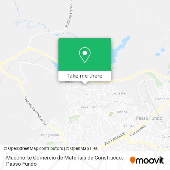 Maconorte Comercio de Materiais de Construcao map