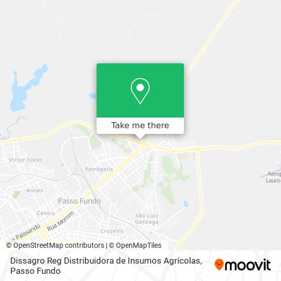 Mapa Dissagro Reg Distribuidora de Insumos Agrícolas