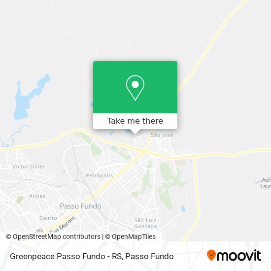 Greenpeace Passo Fundo - RS map