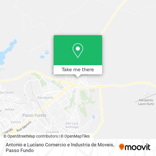 Mapa Antonio e Luciano Comercio e Industria de Moveis