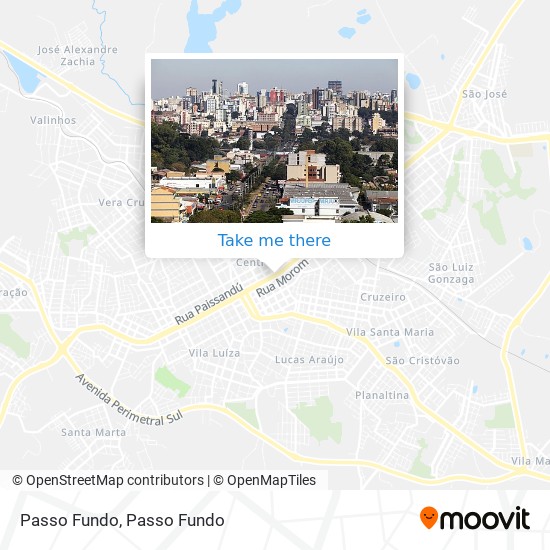 Passo Fundo map