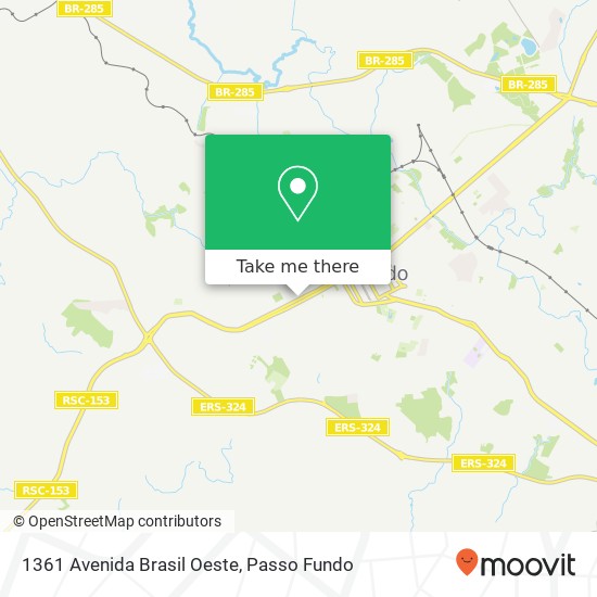 1361 Avenida Brasil Oeste map