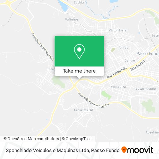 Sponchiado Veículos e Máquinas Ltda map