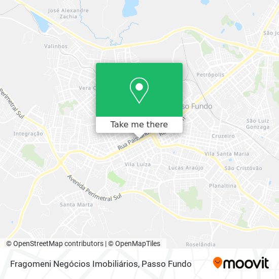 Mapa Fragomeni Negócios Imobiliários