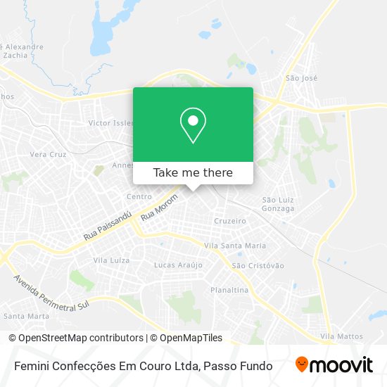 Mapa Femini Confecções Em Couro Ltda