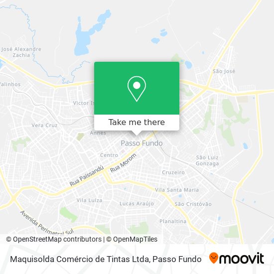 Maquisolda Comércio de Tintas Ltda map