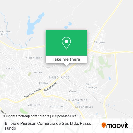 Bilibio e Pieresan Comércio de Gas Ltda map