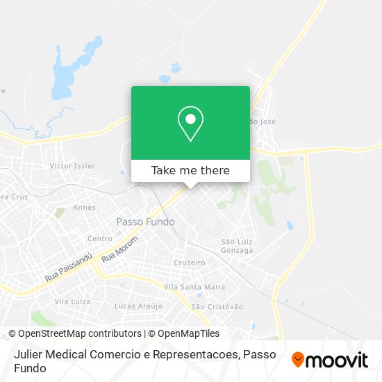 Julier Medical Comercio e Representacoes map