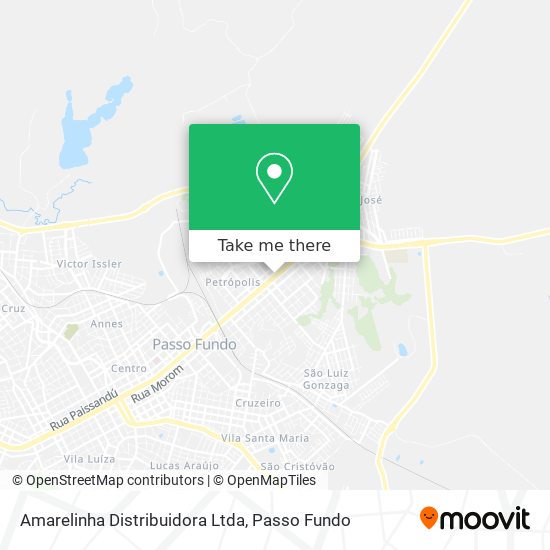 Mapa Amarelinha Distribuidora Ltda