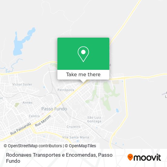 Rodonaves Transportes e Encomendas map