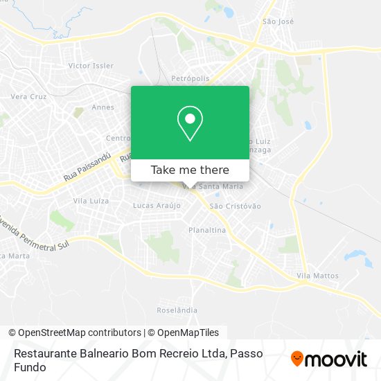 Restaurante Balneario Bom Recreio Ltda map