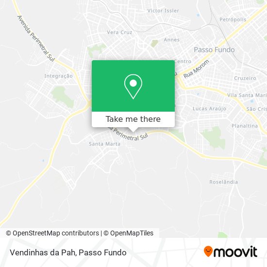 Vendinhas da Pah map