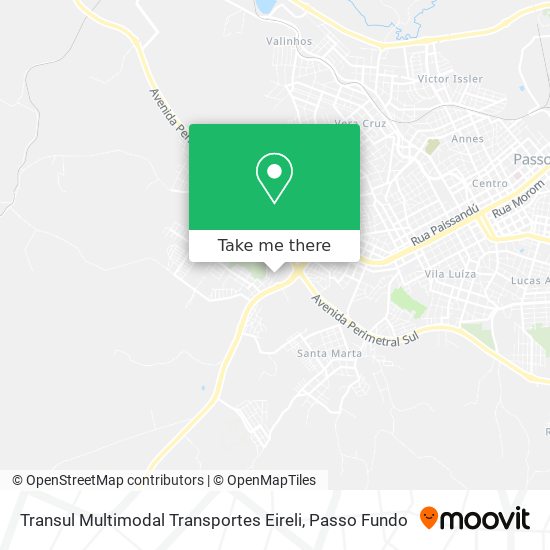 Mapa Transul Multimodal Transportes Eireli