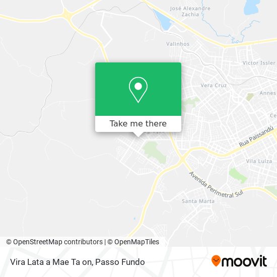 Mapa Vira Lata a Mae Ta on