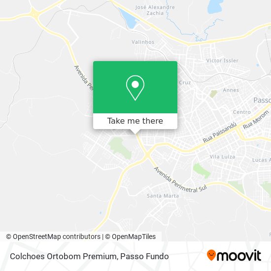 Mapa Colchoes Ortobom Premium