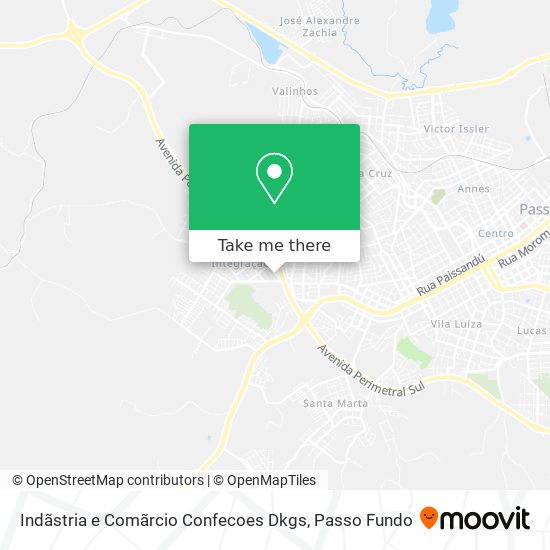 Indãstria e Comãrcio Confecoes Dkgs map