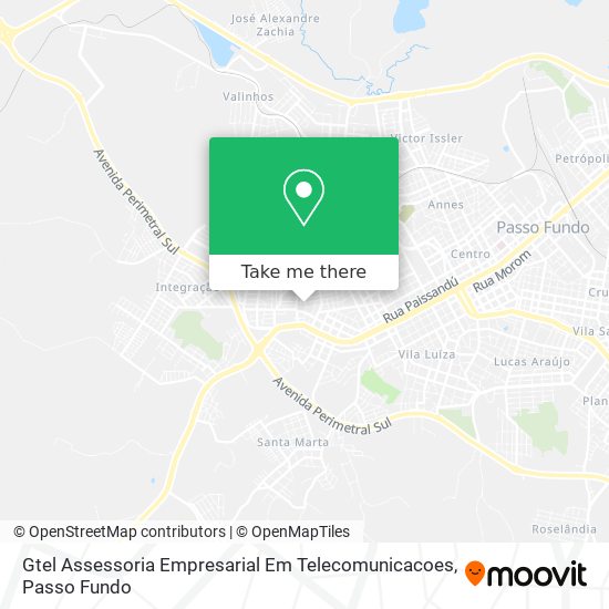 Gtel Assessoria Empresarial Em Telecomunicacoes map
