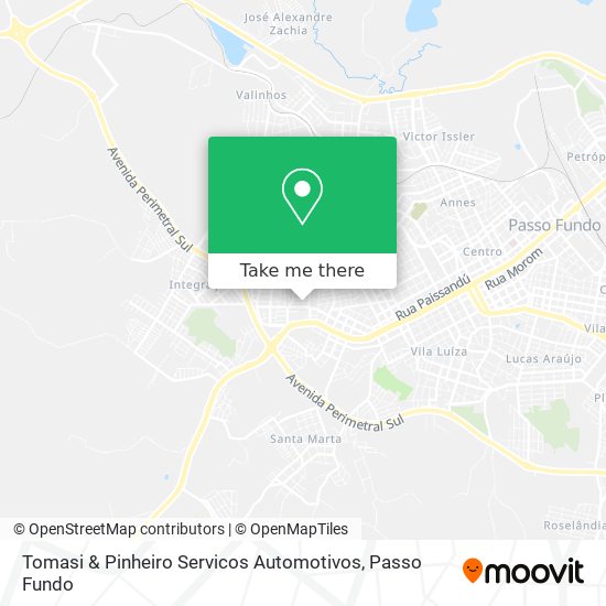Tomasi & Pinheiro Servicos Automotivos map