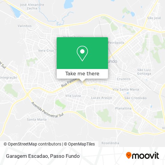 Garagem Escadao map