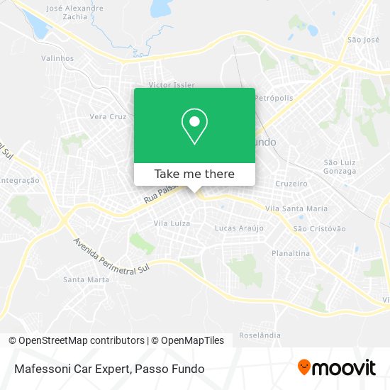 Mapa Mafessoni Car Expert