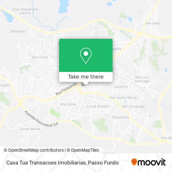 Casa Tua Transacoes Imobiliarias map