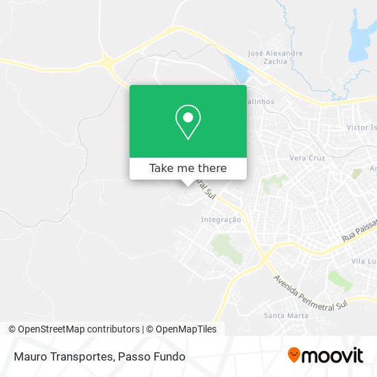 Mauro Transportes map