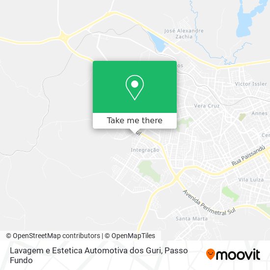 Mapa Lavagem e Estetica Automotiva dos Guri