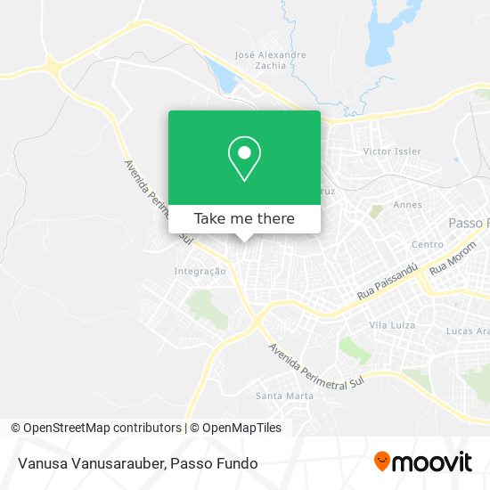 Vanusa Vanusarauber map