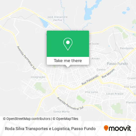 Roda Silva Transportes e Logistica map