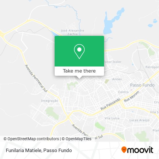 Funilaria Matiele map