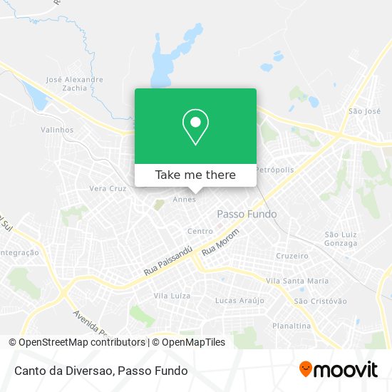 Canto da Diversao map