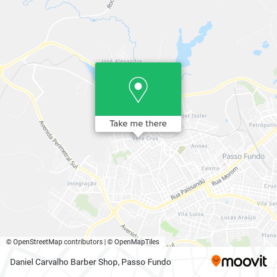 Daniel Carvalho Barber Shop map