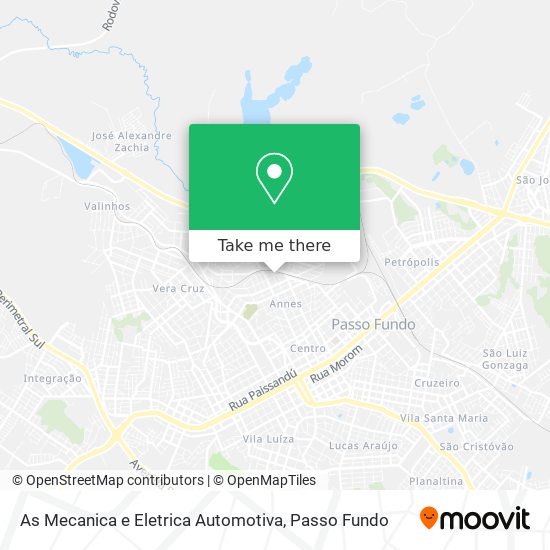 As Mecanica e Eletrica Automotiva map