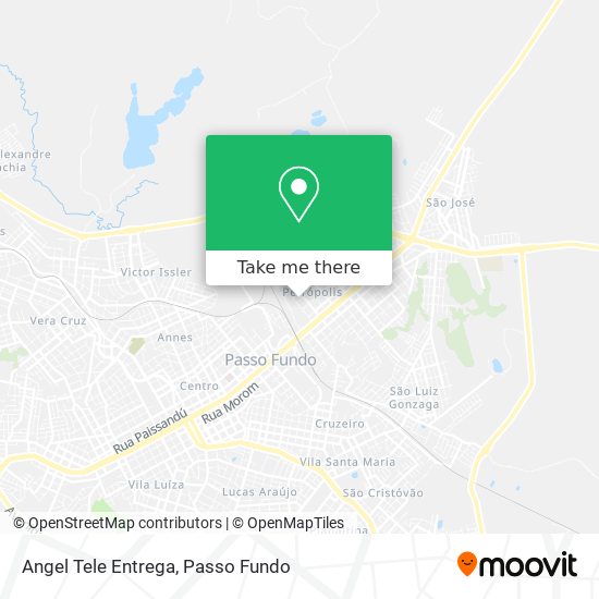 Angel Tele Entrega map