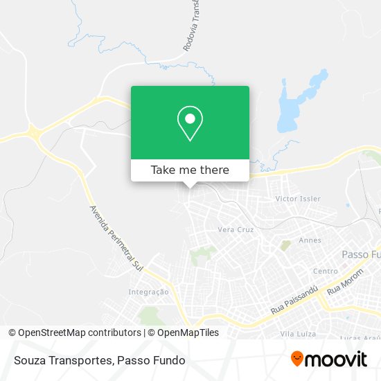Mapa Souza Transportes