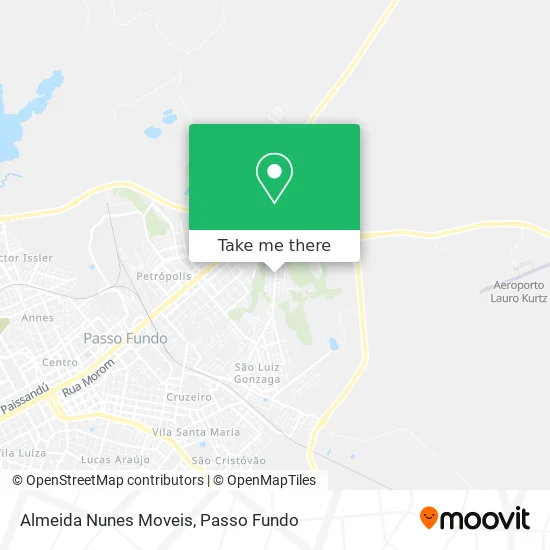 Almeida Nunes Moveis map