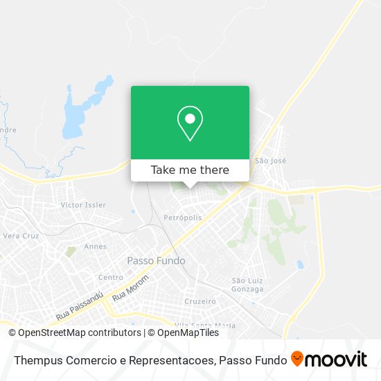 Mapa Thempus Comercio e Representacoes