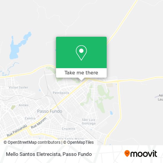 Mello Santos Eletrecista map