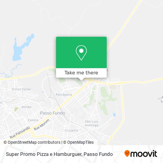 Super Promo Pizza e Hamburguer map