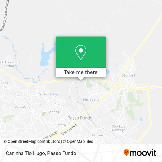 Mapa Caninha Tio Hugo