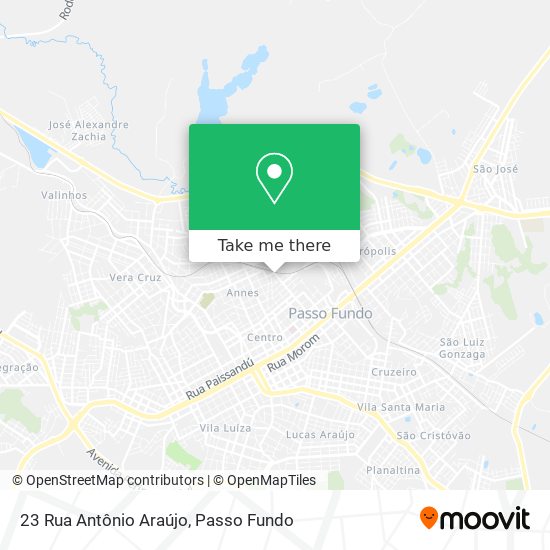 Mapa 23 Rua Antônio Araújo