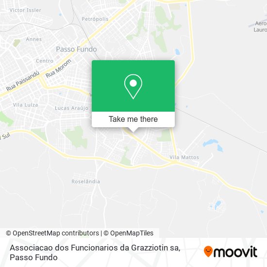 Associacao dos Funcionarios da Grazziotin sa map