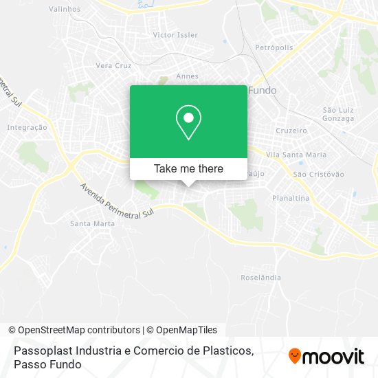 Passoplast Industria e Comercio de Plasticos map