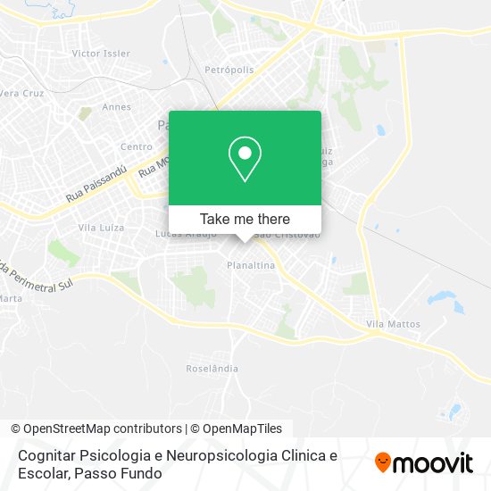 Cognitar Psicologia e Neuropsicologia Clinica e Escolar map