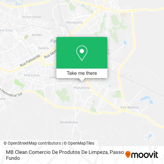 MB Clean Comercio De Produtos De Limpeza map
