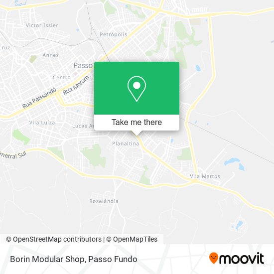 Borin Modular Shop map